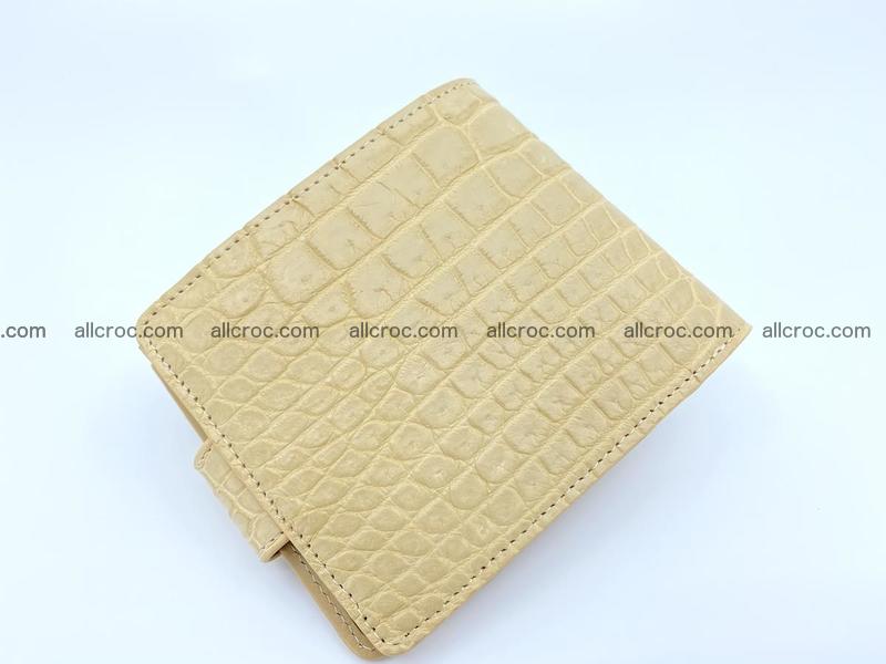 Crocodile skin wallet, short billfold 1426