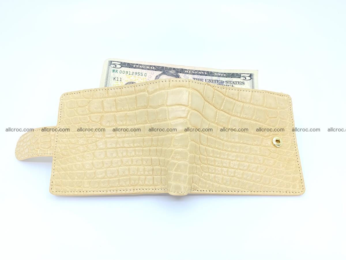 Crocodile skin wallet, short billfold 1426 Foto 3