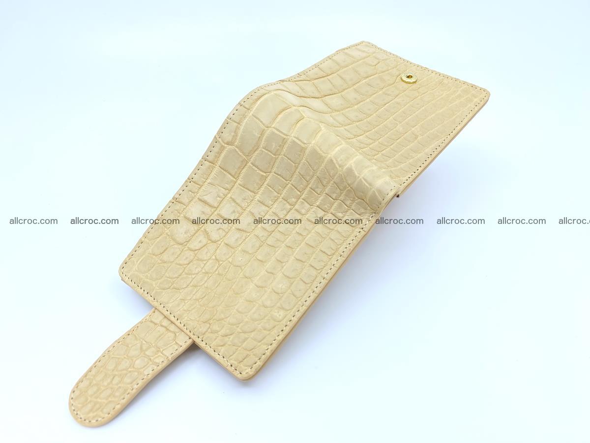 Crocodile skin wallet, short billfold 1426 Foto 2