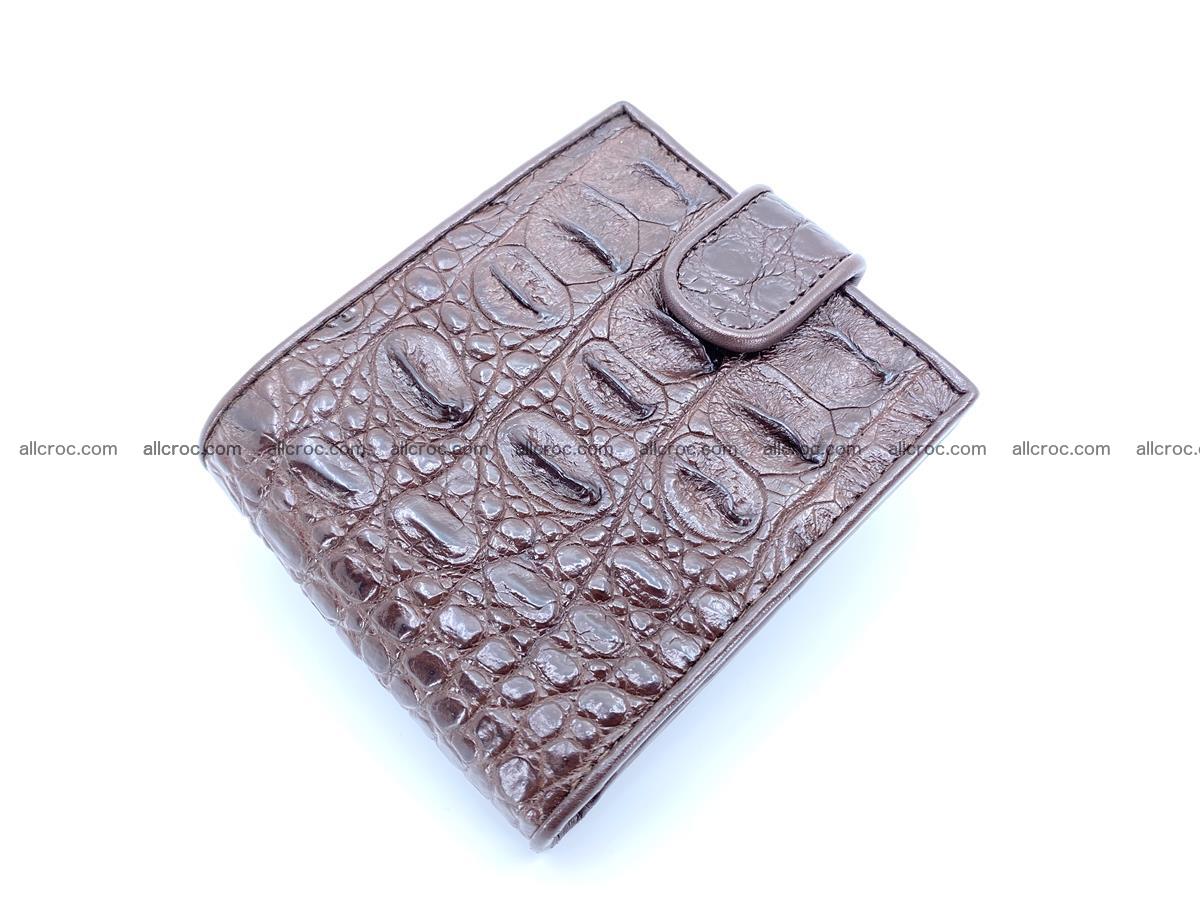 Crocodile skin wallet, short billfold 1421 Foto 0