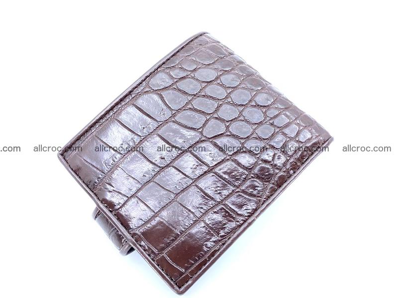 Crocodile skin wallet, short billfold 1421