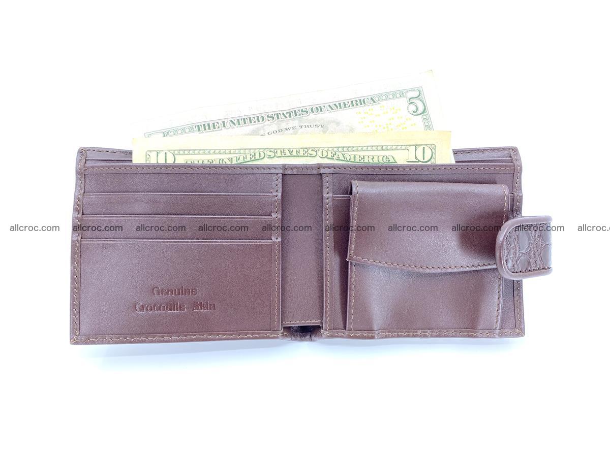 Crocodile skin wallet, short billfold 1421 Foto 4