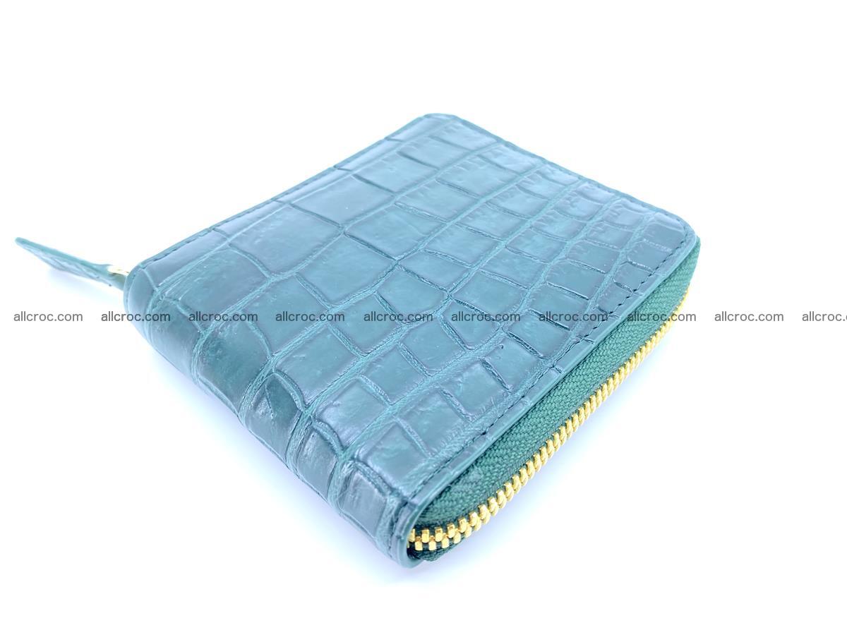 Crocodile skin wallet, short billfold 1443 Foto 1