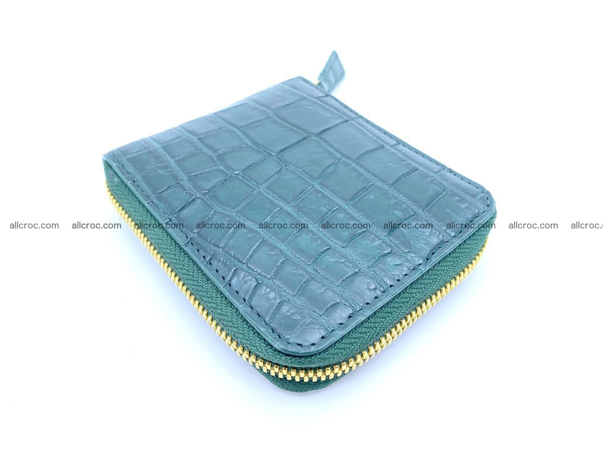 Crocodile skin wallet, short billfold 1443 Foto 0