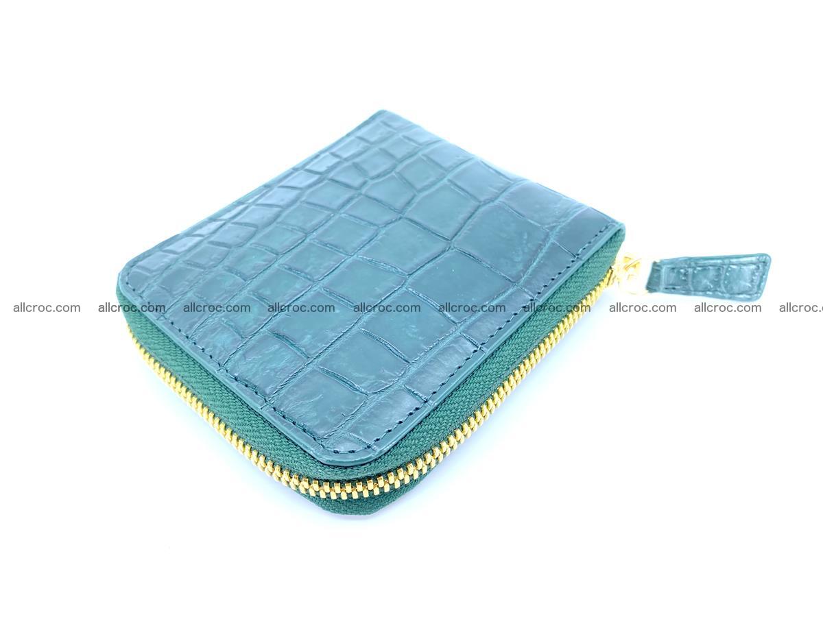 Crocodile skin wallet, short billfold 1443 Foto 2