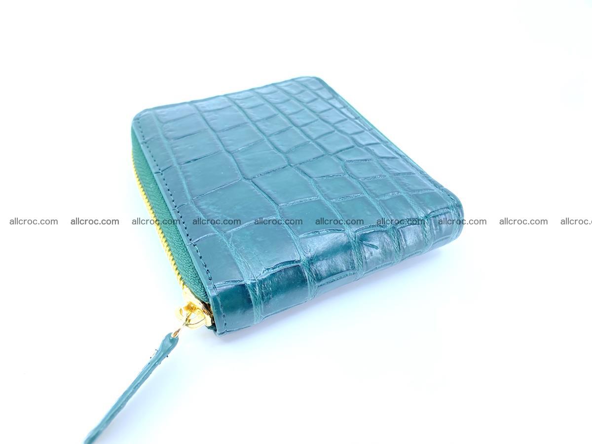 Crocodile skin wallet, short billfold 1443 Foto 3