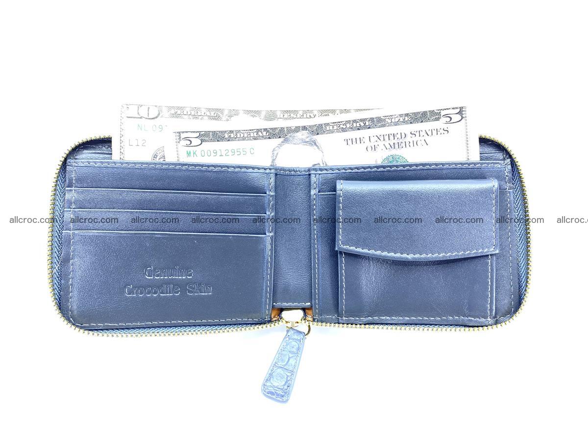 Crocodile skin wallet, short billfold 1441 Foto 5