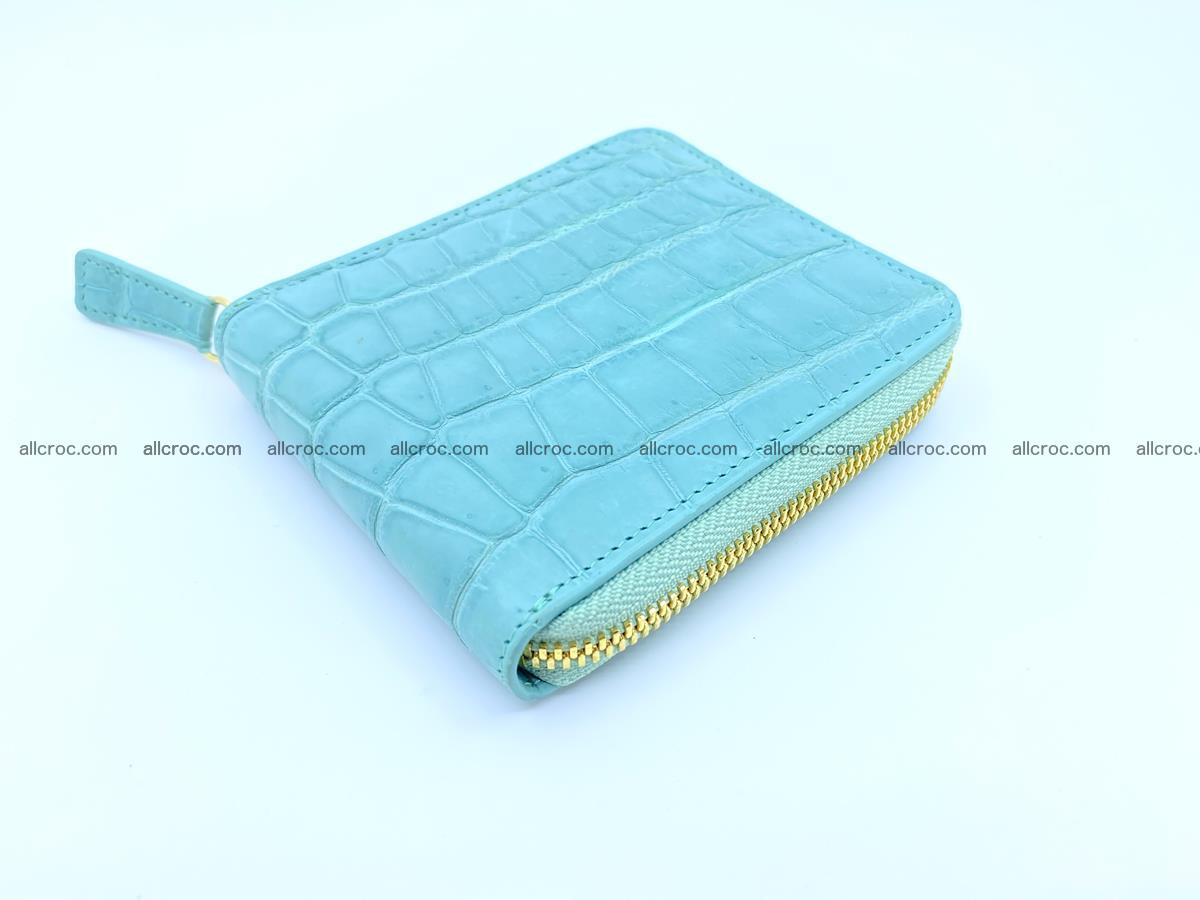 Crocodile skin wallet, short billfold 1438 Foto 1