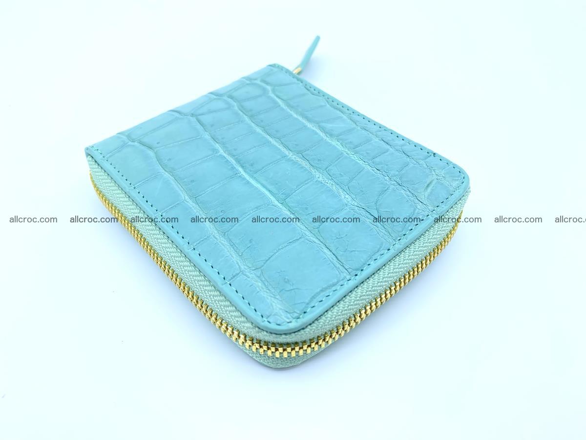 Crocodile skin wallet, short billfold 1438 Foto 0