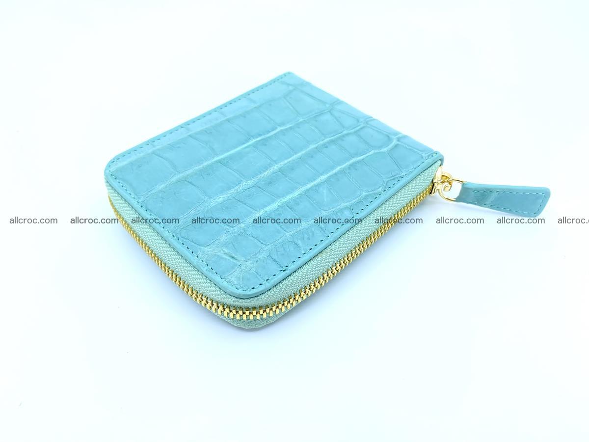 Crocodile skin wallet, short billfold 1438 Foto 2