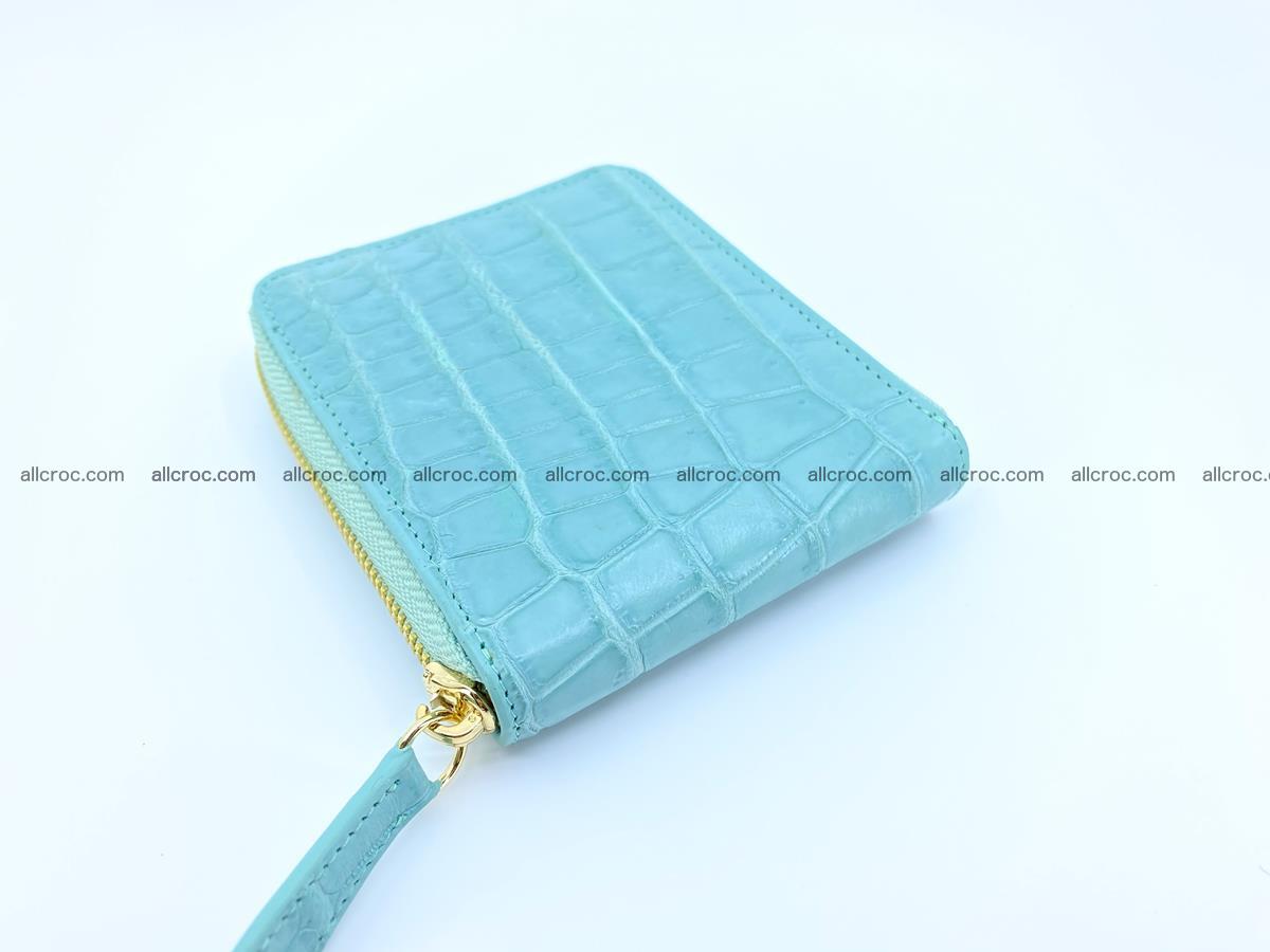 Crocodile skin wallet, short billfold 1438 Foto 3