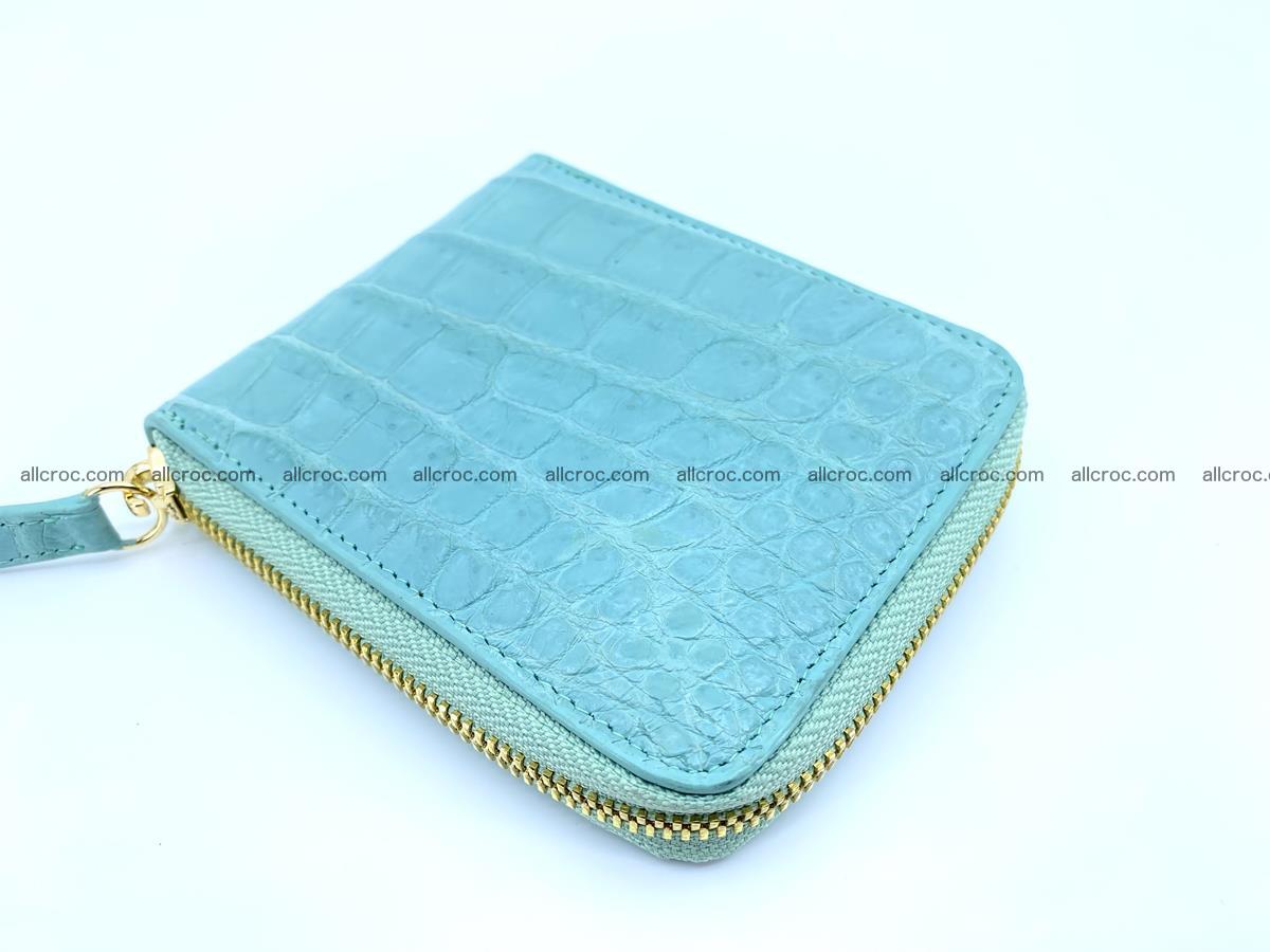 Crocodile skin wallet, short billfold 1438 Foto 4