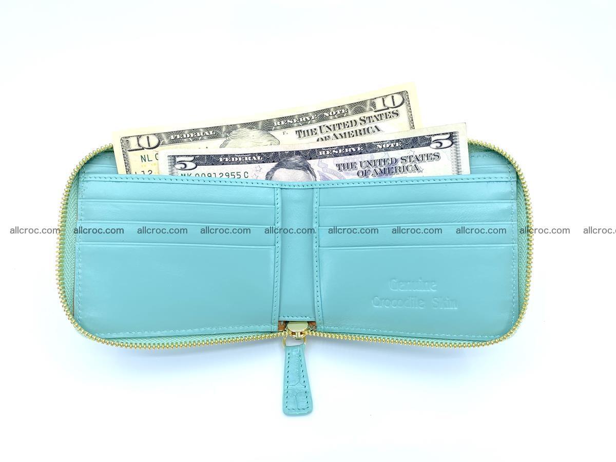 Crocodile skin wallet, short billfold 1438 Foto 5