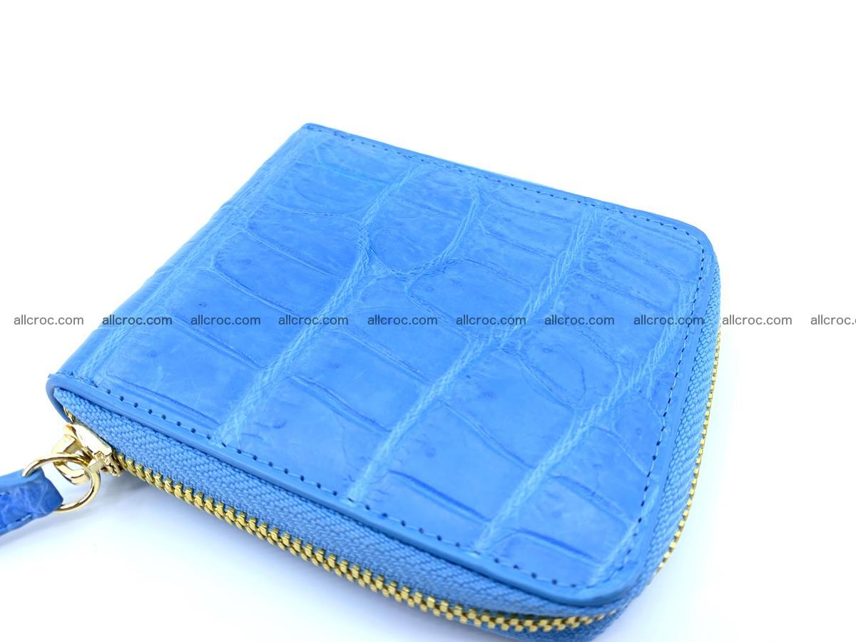 Crocodile skin wallet, short billfold 1445 Foto 4