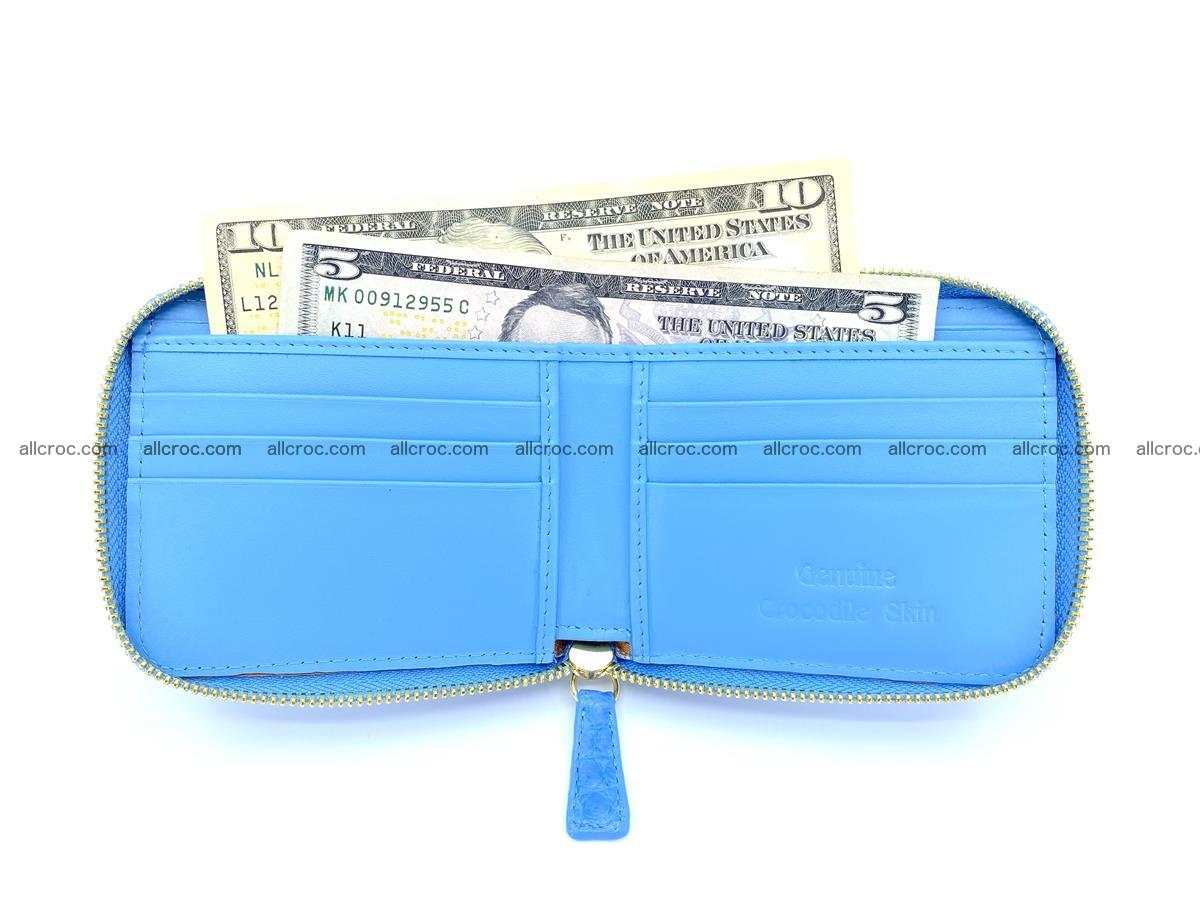 Crocodile skin wallet, short billfold 1445 Foto 6