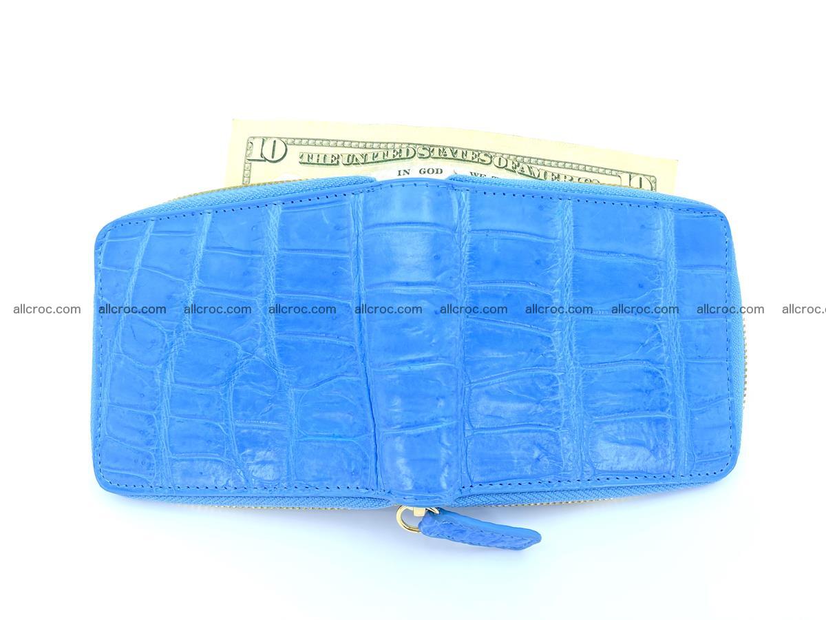 Crocodile skin wallet, short billfold 1445 Foto 5