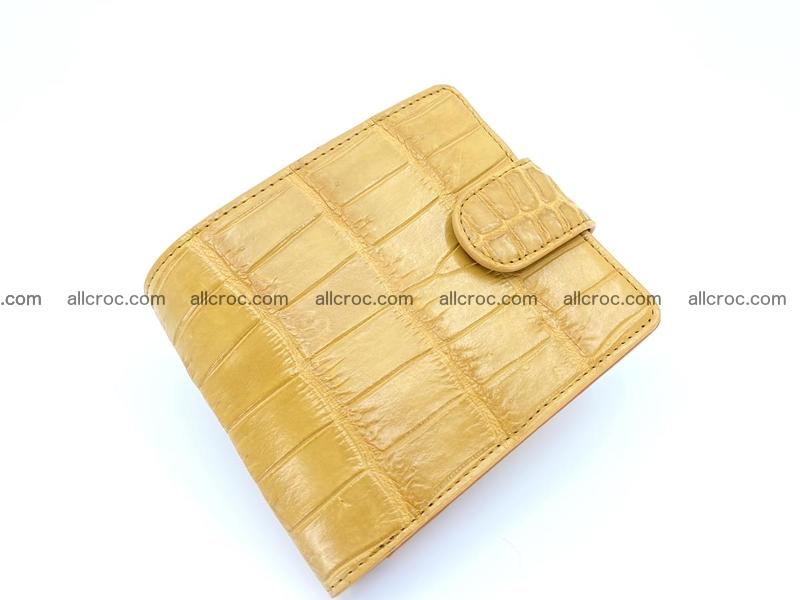 Crocodile skin wallet, short billfold 1425