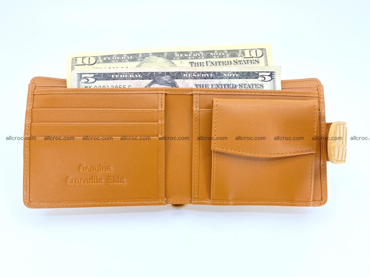 Crocodile skin wallet, short billfold 1425 Foto 4
