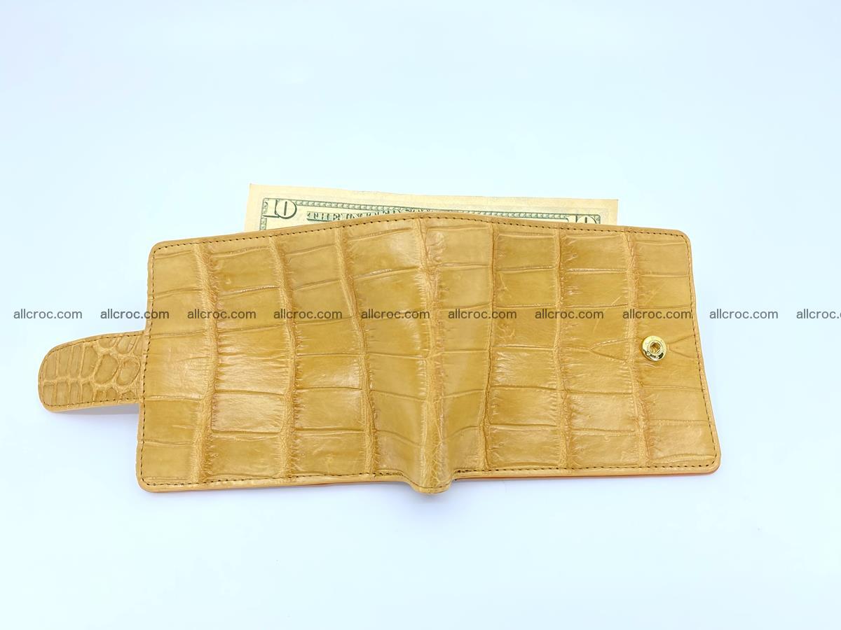Crocodile skin wallet, short billfold 1425 Foto 3