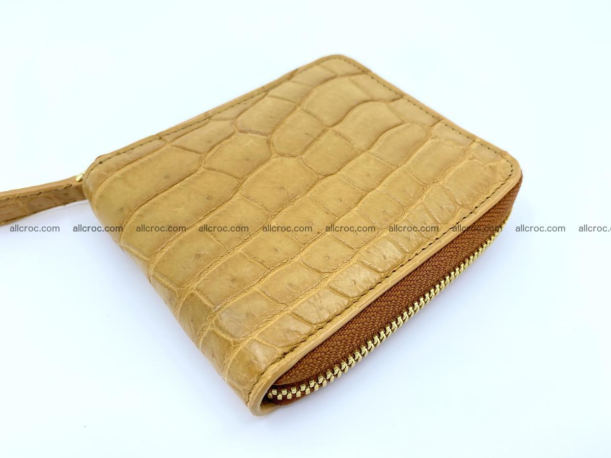 Crocodile skin wallet, short billfold 1439 Foto 1