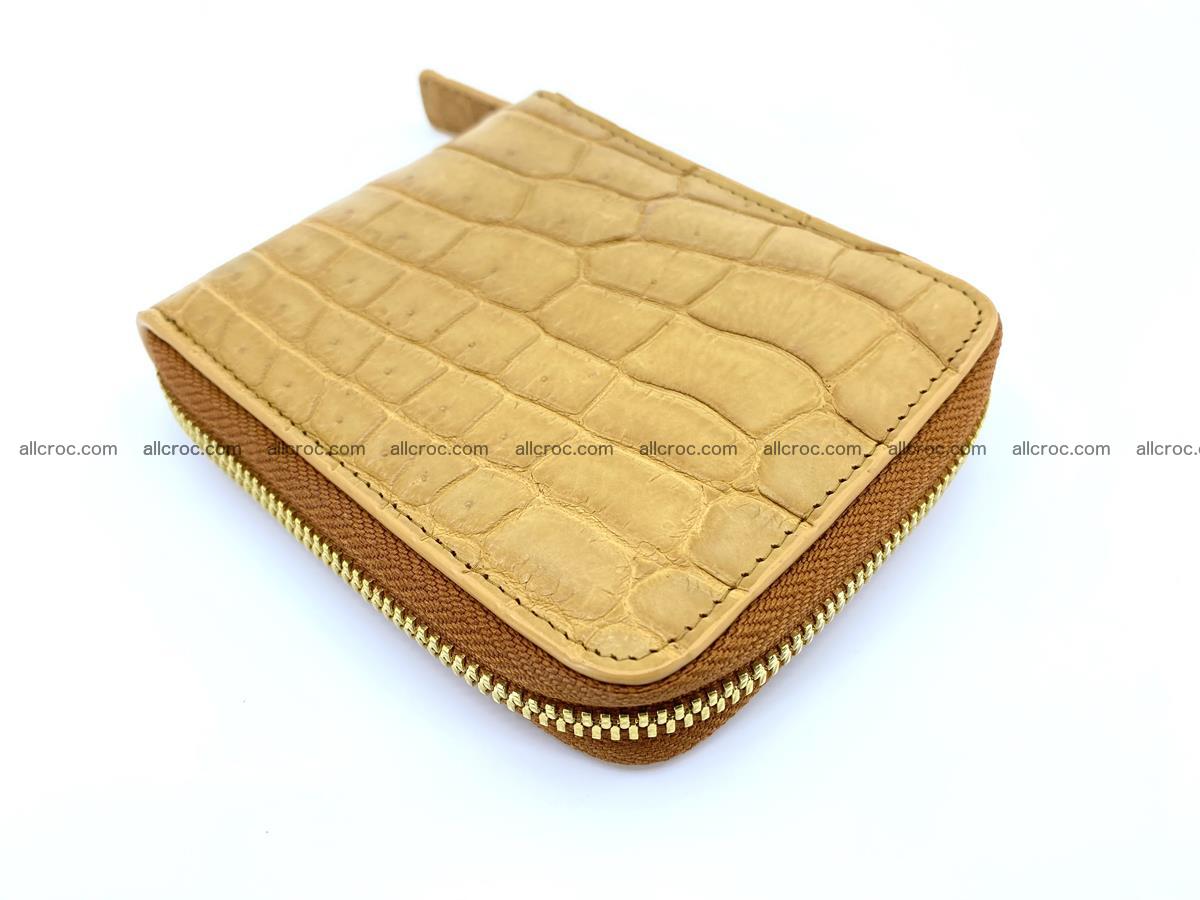 Crocodile skin wallet, short billfold 1439 Foto 0