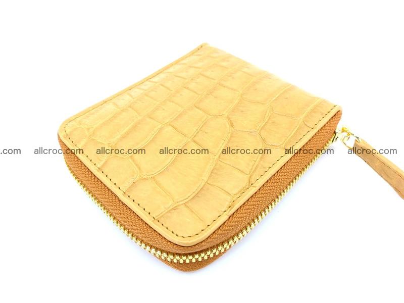 Crocodile skin wallet, short billfold 1439