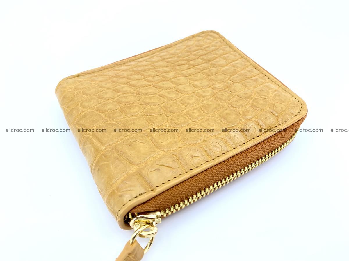 Crocodile skin wallet, short billfold 1439 Foto 4