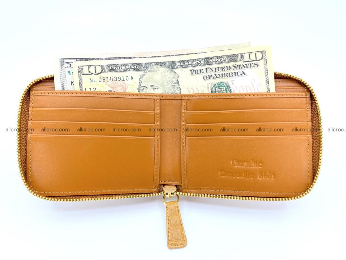 Crocodile skin wallet, short billfold 1439 Foto 5