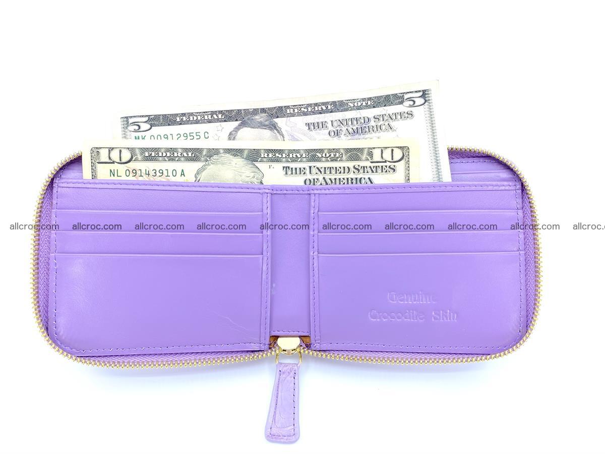 Crocodile skin wallet, short billfold 1440 Foto 5