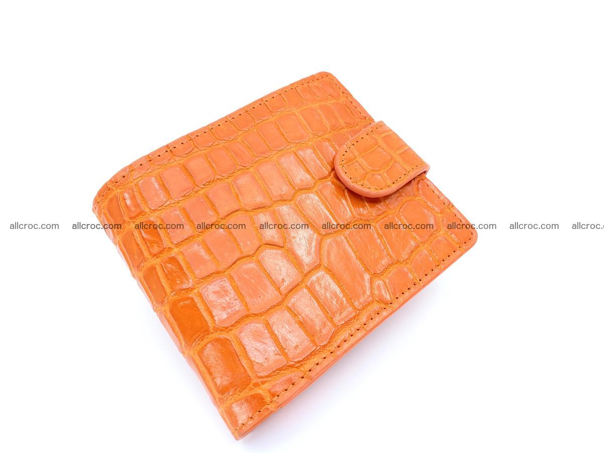 Crocodile skin wallet, short billfold 1424 Foto 0
