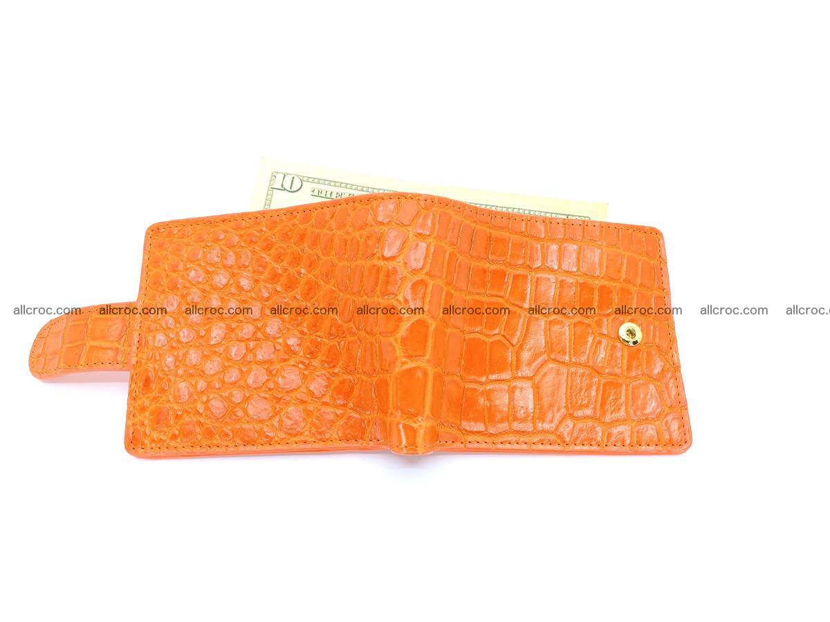 Crocodile skin wallet, short billfold 1424 Foto 2