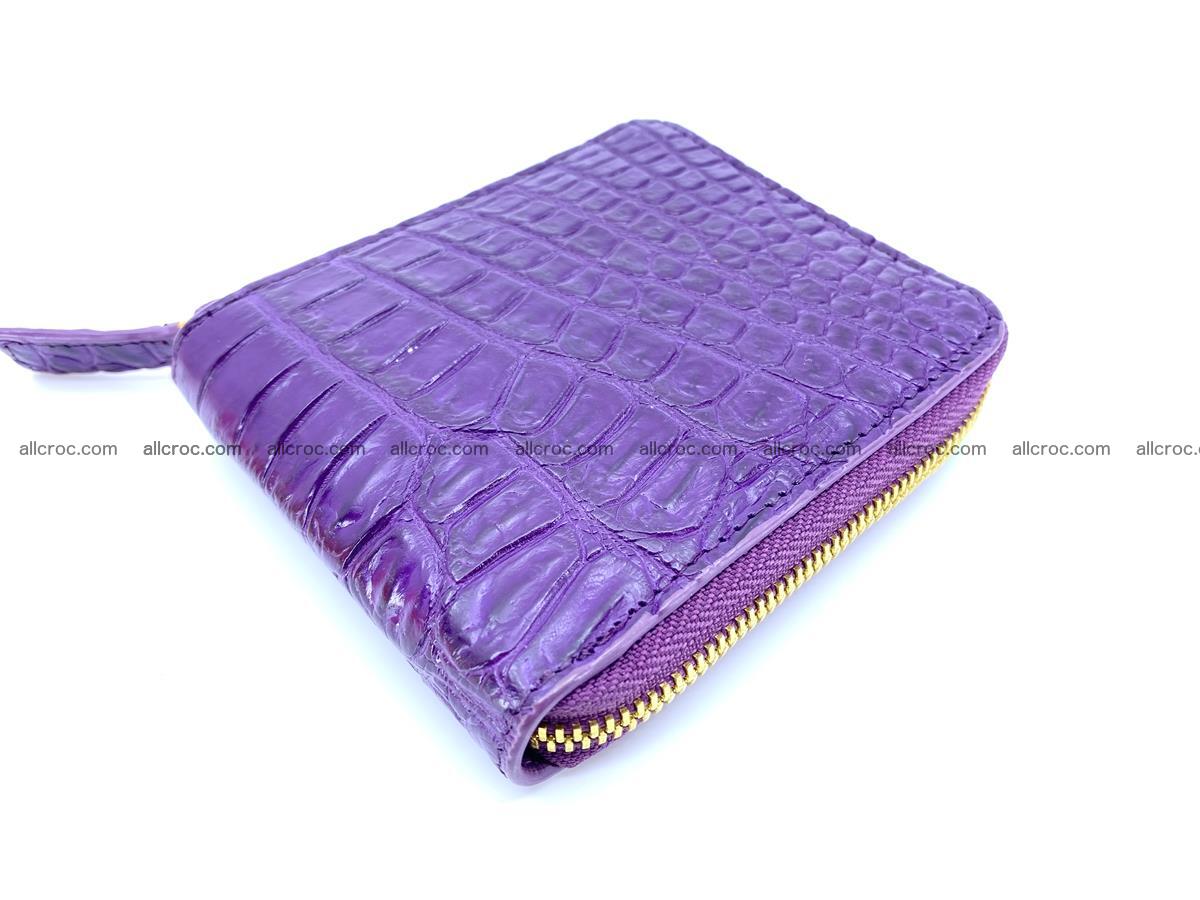 Crocodile skin wallet, short billfold 1436 Foto 1