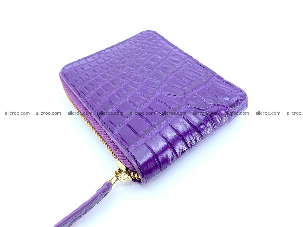 Crocodile skin wallet, short billfold 1436 Foto 3