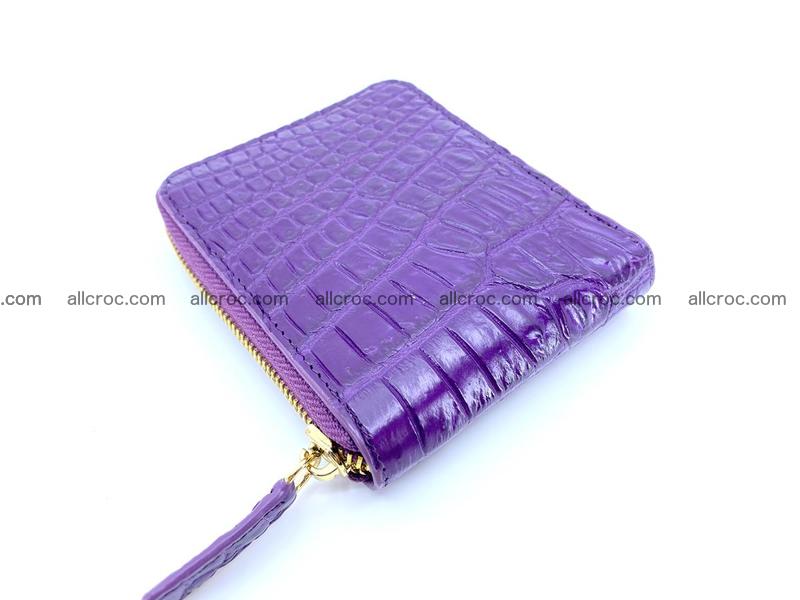 Crocodile skin wallet, short billfold 1436