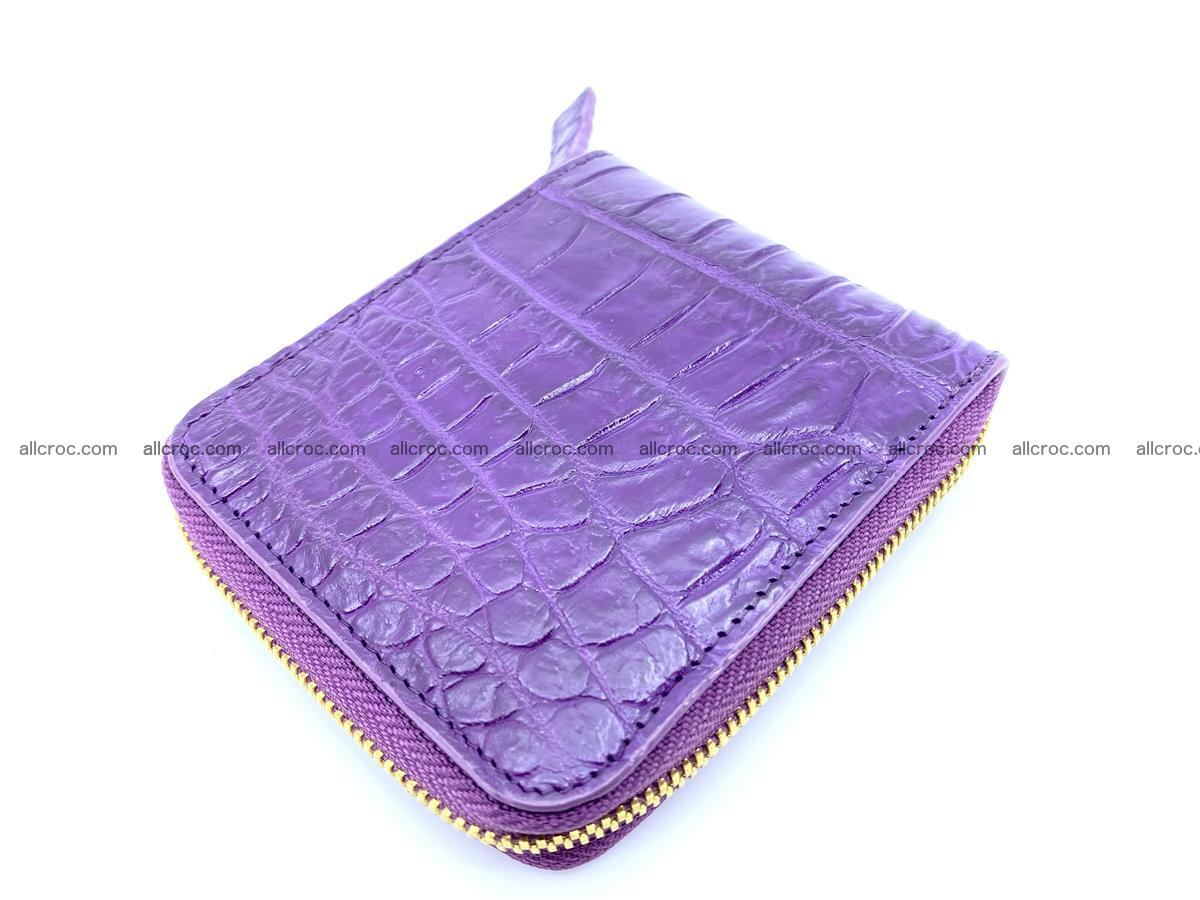Crocodile skin wallet, short billfold 1436 Foto 4