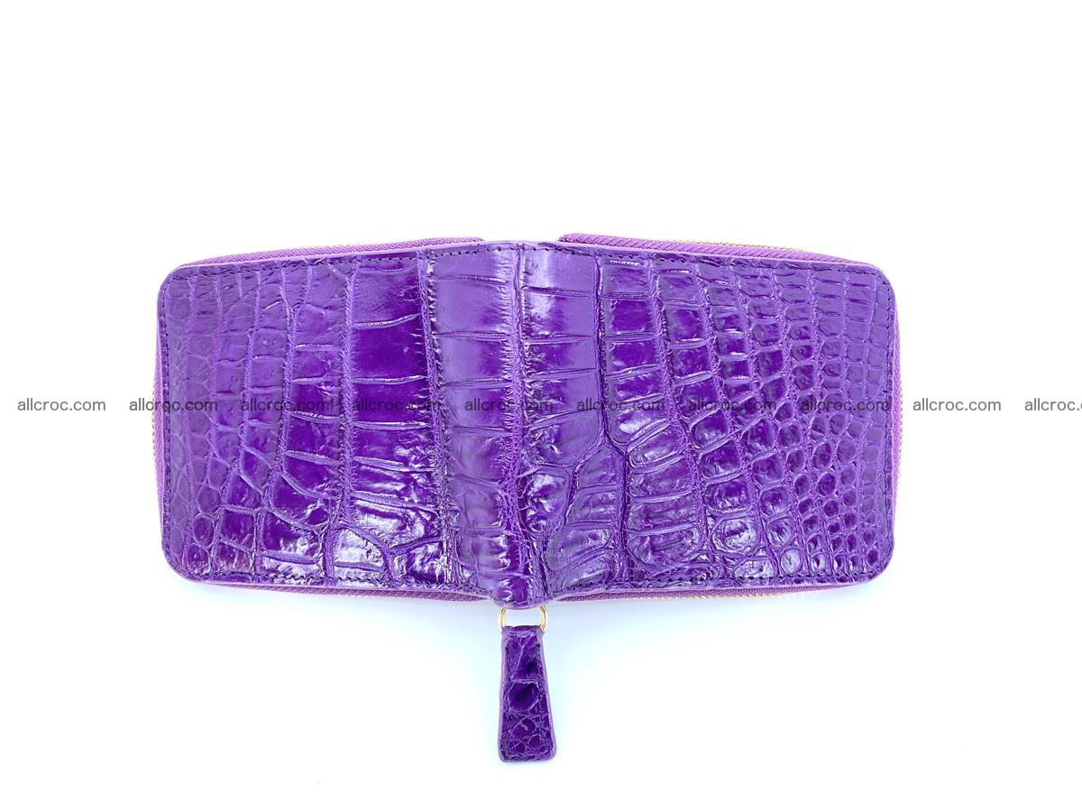 Crocodile skin wallet, short billfold 1436 Foto 7