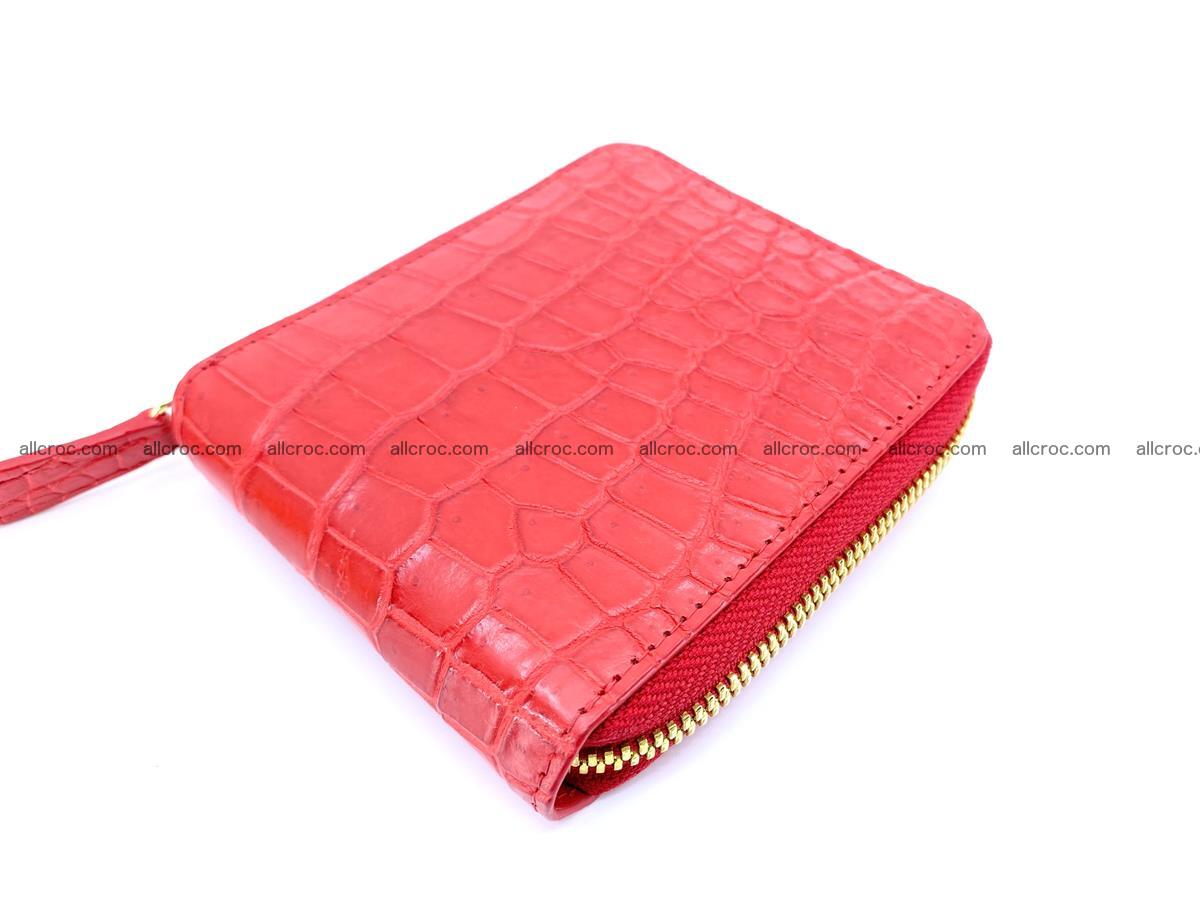 Crocodile skin wallet, short billfold 1444 Foto 1