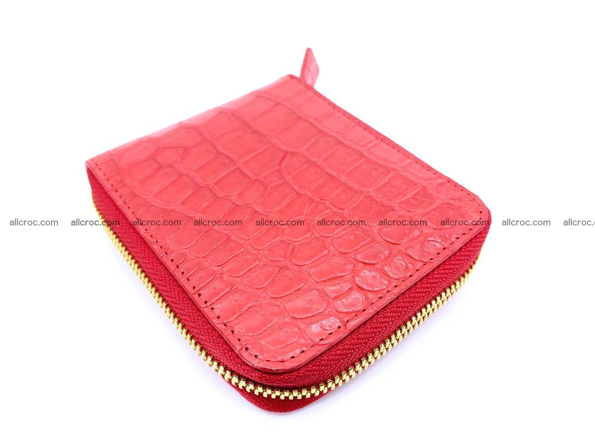 Crocodile skin wallet, short billfold 1444 Foto 0