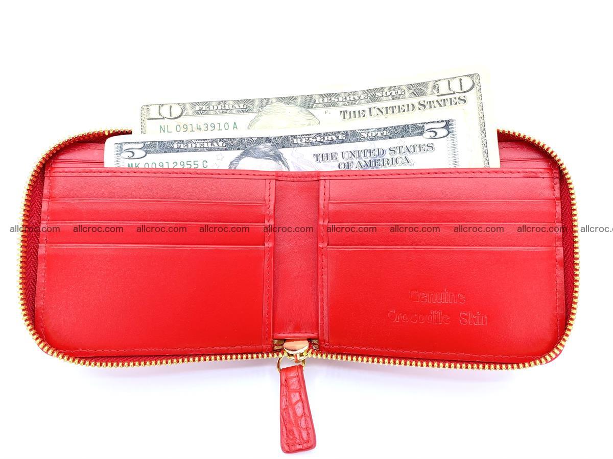 Crocodile skin wallet, short billfold 1444 Foto 5