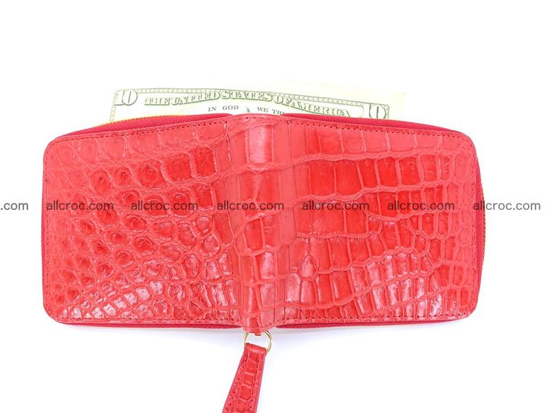 Crocodile skin wallet, short billfold 1444