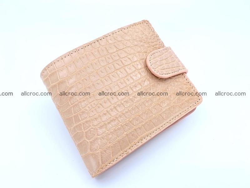 Crocodile skin wallet, short billfold 1427