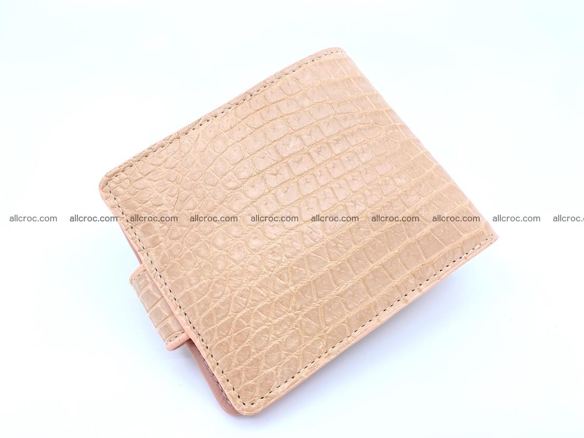 Crocodile skin wallet, short billfold 1427 Foto 1
