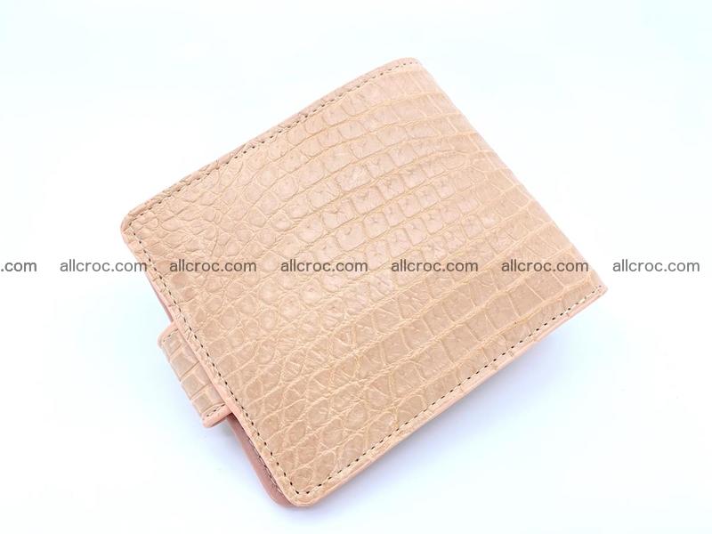 Crocodile skin wallet, short billfold 1427