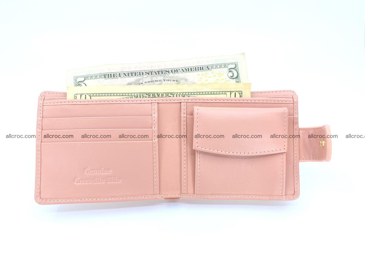 Crocodile skin wallet, short billfold 1427 Foto 4