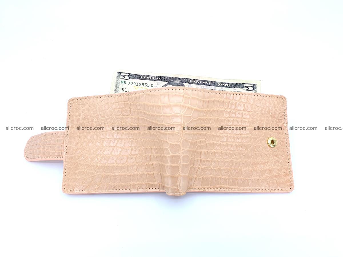 Crocodile skin wallet, short billfold 1427 Foto 3