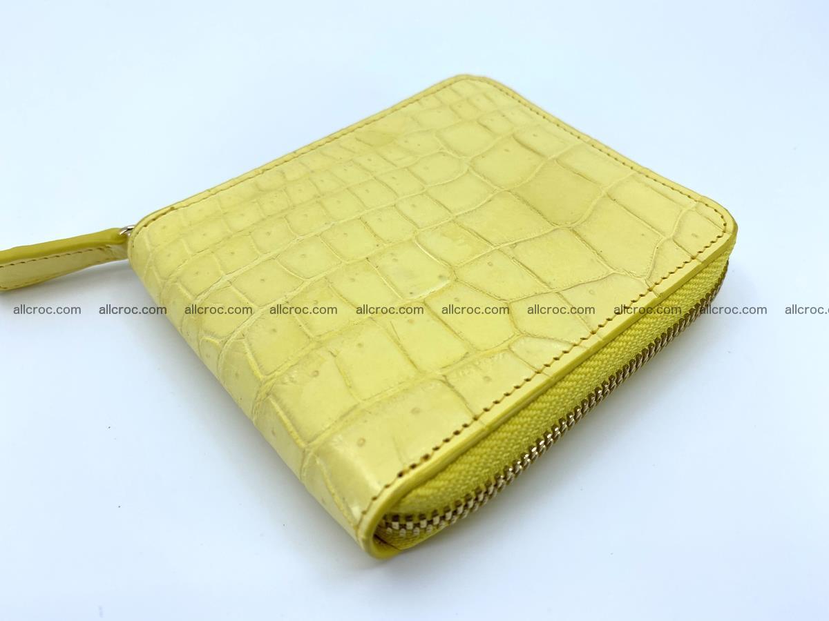 Crocodile skin wallet, short billfold 1437 Foto 1