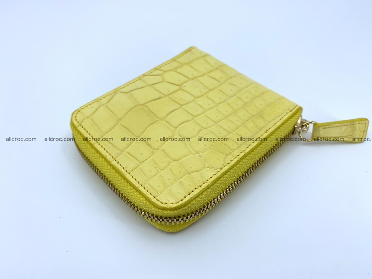 Crocodile skin wallet, short billfold 1437 Foto 2