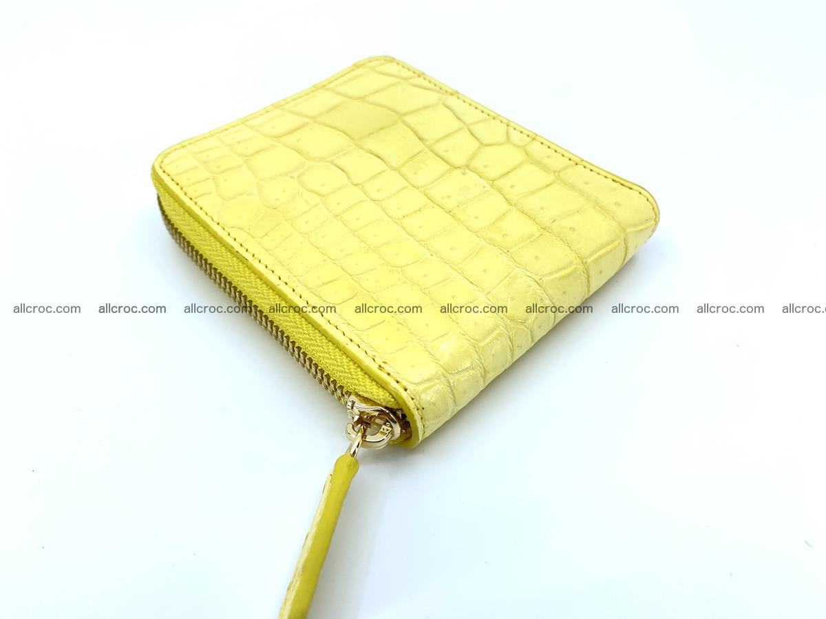 Crocodile skin wallet, short billfold 1437 Foto 3