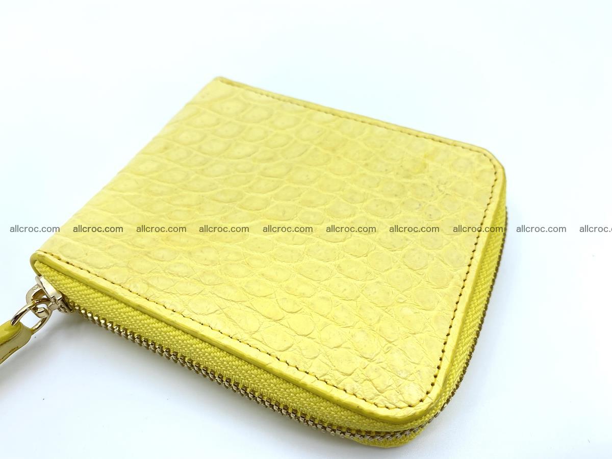 Crocodile skin wallet, short billfold 1437 Foto 4