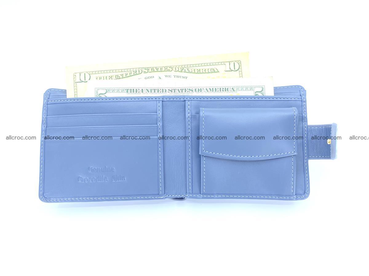 Crocodile skin wallet, small billfold 1431 Foto 2